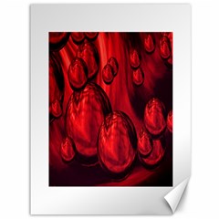 Red Bubbles Canvas 36  X 48  (unframed) by Siebenhuehner