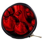 Red Bubbles Mini Makeup Case Front