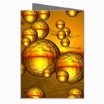 Sunset Bubbles Greeting Card Right