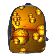 Sunset Bubbles School Bag (large) by Siebenhuehner