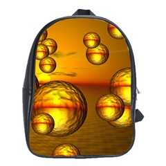 Sunset Bubbles School Bag (xl) by Siebenhuehner