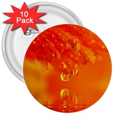 Waterdrops 3  Button (10 Pack) by Siebenhuehner