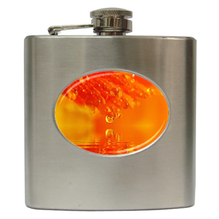 Waterdrops Hip Flask