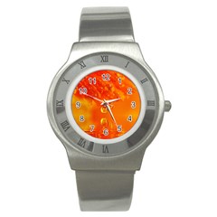 Waterdrops Stainless Steel Watch (unisex) by Siebenhuehner