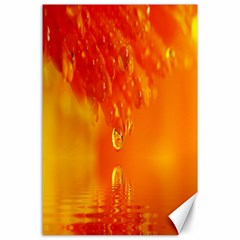 Waterdrops Canvas 24  X 36  (unframed) by Siebenhuehner