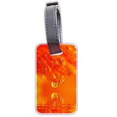 Waterdrops Luggage Tag (two Sides) by Siebenhuehner