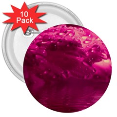 Waterdrops 3  Button (10 Pack) by Siebenhuehner