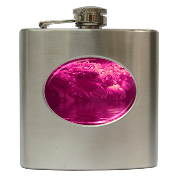 Waterdrops Hip Flask