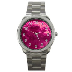 Waterdrops Sport Metal Watch by Siebenhuehner