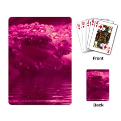 Waterdrops Playing Cards Single Design by Siebenhuehner