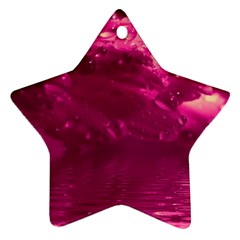 Waterdrops Star Ornament (two Sides) by Siebenhuehner