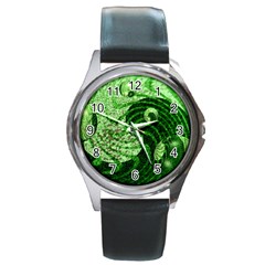 Magic Balls Round Metal Watch (silver Rim) by Siebenhuehner