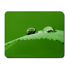 Waterdrops Small Mouse Pad (rectangle) by Siebenhuehner