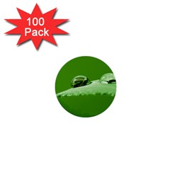 Waterdrops 1  Mini Button (100 Pack) by Siebenhuehner