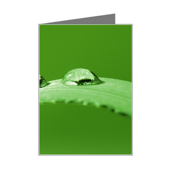 Waterdrops Mini Greeting Card