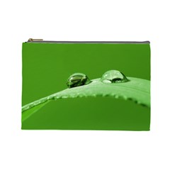 Waterdrops Cosmetic Bag (large) by Siebenhuehner