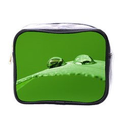 Waterdrops Mini Travel Toiletry Bag (one Side) by Siebenhuehner