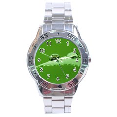 Waterdrops Stainless Steel Watch (men s) by Siebenhuehner