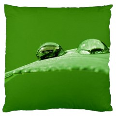 Waterdrops Large Cushion Case (two Sided)  by Siebenhuehner