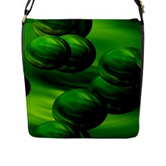 Magic Balls Flap Closure Messenger Bag (large) by Siebenhuehner