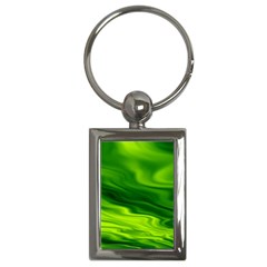 Green Key Chain (rectangle) by Siebenhuehner