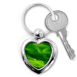 Green Key Chain (Heart) Front