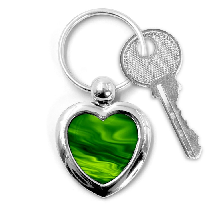 Green Key Chain (Heart)