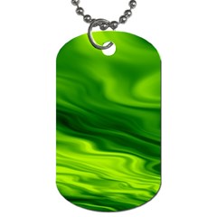 Green Dog Tag (two-sided)  by Siebenhuehner