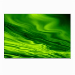 Green Postcard 4 x 6  (10 Pack) by Siebenhuehner