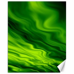 Green Canvas 16  X 20  (unframed) by Siebenhuehner