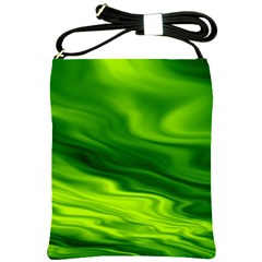 Green Shoulder Sling Bag by Siebenhuehner