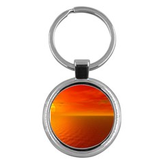 Sunset Key Chain (round) by Siebenhuehner