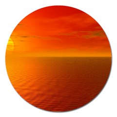 Sunset Magnet 5  (round) by Siebenhuehner