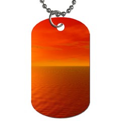 Sunset Dog Tag (two-sided)  by Siebenhuehner