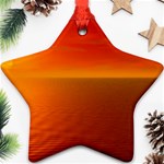 Sunset Star Ornament (Two Sides) Front