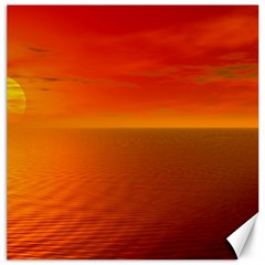 Sunset Canvas 12  X 12  (unframed) by Siebenhuehner