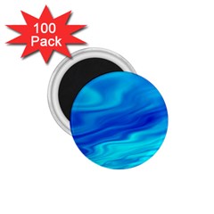 Blue 1 75  Button Magnet (100 Pack)