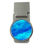 Blue Money Clip (Round) Front