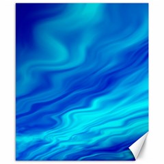 Blue Canvas 8  X 10  (unframed) by Siebenhuehner