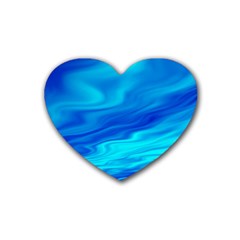 Blue Drink Coasters (heart) by Siebenhuehner