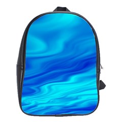 Blue School Bag (large) by Siebenhuehner