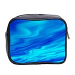 Blue Mini Travel Toiletry Bag (Two Sides) Back