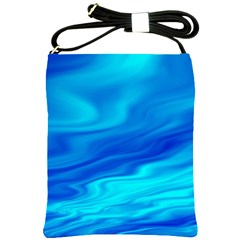 Blue Shoulder Sling Bag by Siebenhuehner