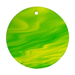 Green Round Ornament by Siebenhuehner