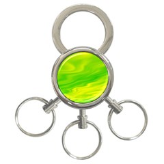 Green 3-ring Key Chain by Siebenhuehner