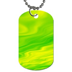 Green Dog Tag (two-sided)  by Siebenhuehner