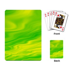 Green Playing Cards Single Design by Siebenhuehner