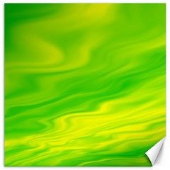 Green Canvas 20  X 20  (unframed) by Siebenhuehner