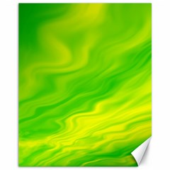 Green Canvas 11  X 14  (unframed) by Siebenhuehner