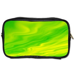 Green Travel Toiletry Bag (two Sides) by Siebenhuehner